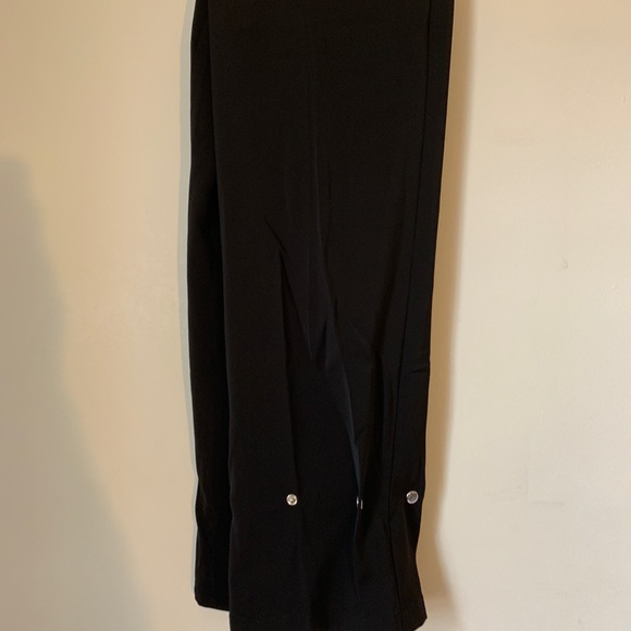 KOREAN STYLE DRESS PANTS/TROUSERS WITH METAL ANKLE CLOSURE - Picture 4 of 5